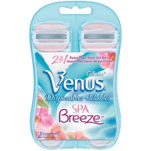 GILLETTE VENUS RAZOR BREEZE 2`S